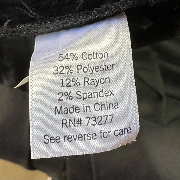 NWT Croft & Bartow Effortless Stretch pull on bootcut pants SZ 16 - Picture 5 of 6